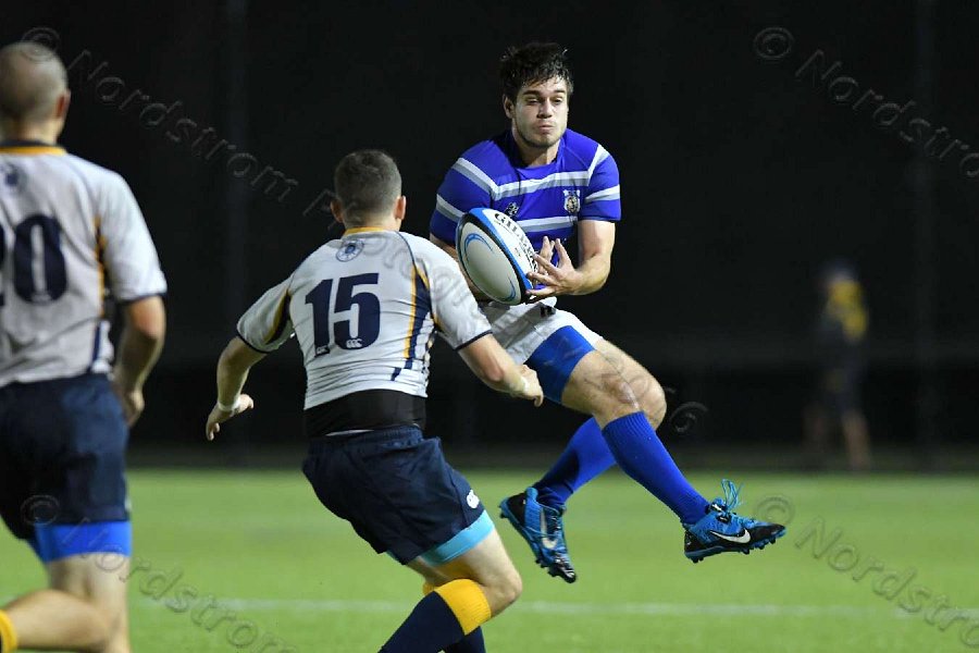 Wheaton Men\'s Rugby vs Mass Maritime.  Photo by Keith Nordstrom